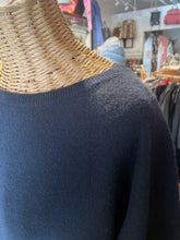 Load image into Gallery viewer, Nili Lotan Navy Cashmere Gently worn Sweater
