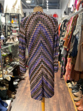 Load image into Gallery viewer, Missoni purple &amp; multi Cashmere Blend Chevron button layering top Top/Cardigan, Size S size missing
