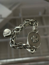 Load image into Gallery viewer, Jes Maharry Sterling Silver Chain Bracelet W/Bird Charm
