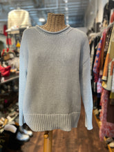 Load image into Gallery viewer, la ligne light grey Cotton knit Sweater
