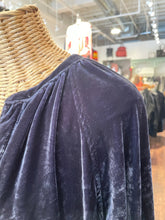 Load image into Gallery viewer, CP Shades Blue Rayon &amp; Silk velvet NWT! Top
