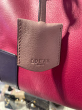 Load image into Gallery viewer, LOEWE Purple &amp; Red Leather Colorblock Handbag
