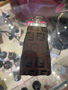 FENDI Brown & Black Key Ring