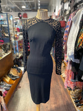 Load image into Gallery viewer, Stella McCartney Black Blend sheer accents Longsleeve Dress, Size Missing, Size S
