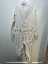 Load image into Gallery viewer, Driftwood White Cotton Button up NWT Jumpsuit, Size M
