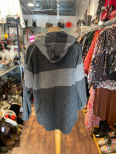 Load image into Gallery viewer, fwk engineered garments Grey Wool color split Hooded Coat, Size 3=L
