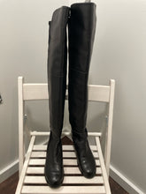 Load image into Gallery viewer, Stuart Weitzman Black Leather Over The Knee Boot, Size 7.5
