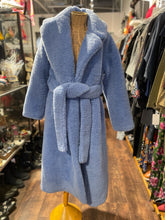 Load image into Gallery viewer, ALC Periwinkle Polyester fuzzy NWT! Coat
