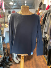 Load image into Gallery viewer, Nili Lotan Navy Cashmere Gently worn Sweater
