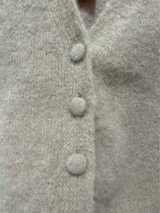 rouje Beige alpaca & mohair Cropped Sweater, Size 34