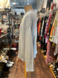 la ligne light grey Cotton knit Sweater