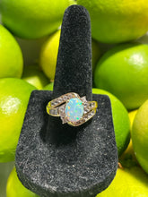 Load image into Gallery viewer, SAI Gold 10k Opal Ring, Size 7
