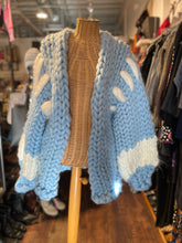 Load image into Gallery viewer, Hope Macaulay Light Blue Corriedale Wool knit Cardigan
