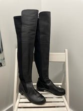 Load image into Gallery viewer, Stuart Weitzman Black Leather Over The Knee Boot, Size 7.5
