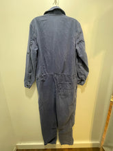 Load image into Gallery viewer, CLOSED Blue Cotton Straight Leg gently used - buttons Jumpsuit, Size M
