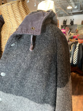 Load image into Gallery viewer, fwk engineered garments Grey Wool color split Hooded Coat, Size 3=L
