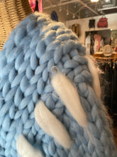 Load image into Gallery viewer, Hope Macaulay Light Blue Corriedale Wool knit Cardigan
