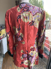 Load image into Gallery viewer, ETRO Tumeric Silk Blend Printed layering top Blazer, Size 42
