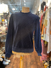 Load image into Gallery viewer, Ganni Blue glitter Longsleeve Sweater
