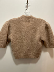 rouje Beige alpaca & mohair Cropped Sweater, Size 34