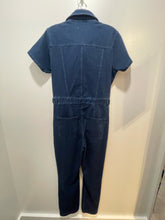 Load image into Gallery viewer, Good American denim Stretch blend zipper front Jumpsuit, Size 2
