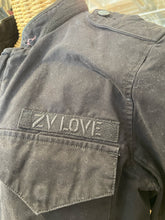 Load image into Gallery viewer, zadig &amp; voltaire Black Cotton Heart zipper Jacket, Size M
