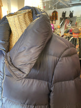 Load image into Gallery viewer, Annie Paris aubergine Down Filled Gently worn zipper front Coat, Size 46
