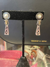Load image into Gallery viewer, John Hardy Two Toned Sterling &amp; 18k Gold Earrings
