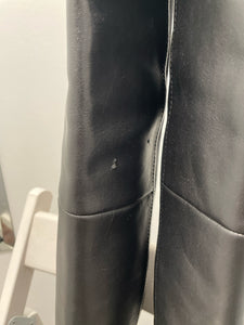 Stuart Weitzman Black Leather Over The Knee Boot, Size 7.5