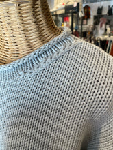 Load image into Gallery viewer, la ligne light grey Cotton knit Sweater
